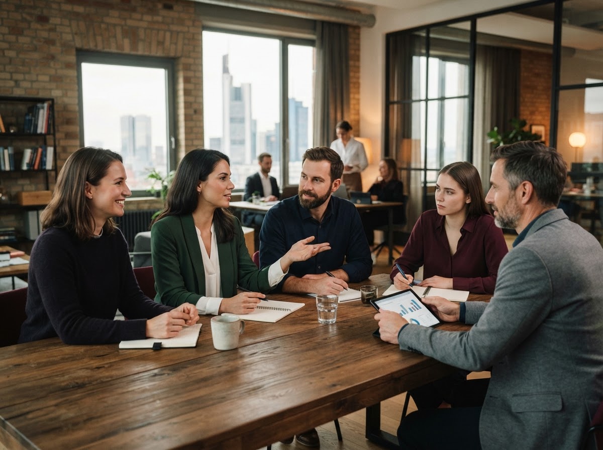 LumoFin Team bei der Entwicklung der Analyseplattform